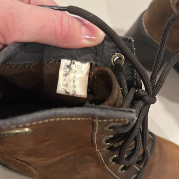 Women's Sketcher’s Black and Brown Lace-Up Ankle Boots - Picture 10 of 10